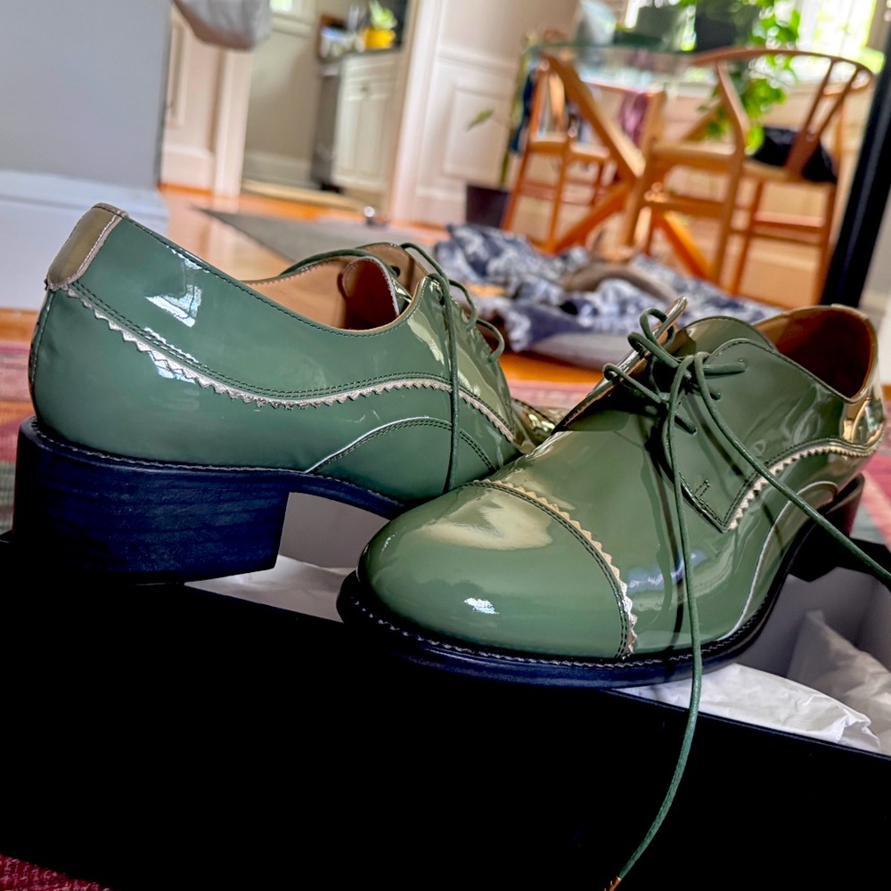 The Office of Angela Scott Ms. Neale Loafers/NEW unworn sz 43